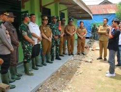 Bupati Lampung Utara Dr. Ir. H. Hamartoni Ahadis , M.Si. menghadiri Pengawasan dan Evaluasi ( Wasev ) TMMD ke-123 Tahun Anggaran 2025