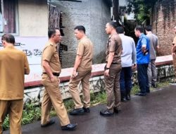 Pemkot Bandar Lampung tertib kan bangunan rumah diatas saluran air