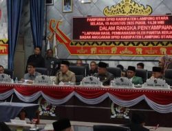 BUPATI LAMPURA SAMPAIKAN RANCANGAN PERUBAHAN APBD TAHUN ANGGARAN 2025