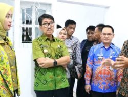 Wakil Gubernur Lampung tinjau Satuan Pelayanan Pemenuhan Gizi Desa Mulyorejo 2 Kecamatan Bunga Mayang
