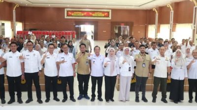 SAMBUT BULAN SUCI RAMADHAN PEMKAB BANDAR LAMPUNG GELAR RAPAT OPERASI PASAR MURAH