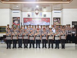 Polres Lampung Utara Gelar Sertijab PJU dan Kapolsek Jajaran