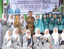 TP-PKK Lampung Utara Turut Berpartisipasi Dalam Bulan Bhakti Ikatan Bidan Indonesia