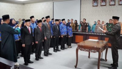 Wabup Tubaba Lantik  30 pejabat, Tekankan ASN Harus Profesional dalam mengabdi 