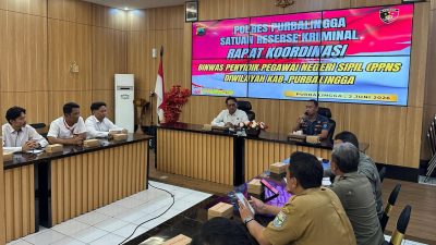 Polres Purbalingga Gelar Rapat Koordinasi Binwas PPNS