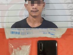 Ungkap Kasus Narkotika, Satresnarkoba Polres Lampung Utara Amankan Seorang Pria Beserta Barang Bukti Sabu