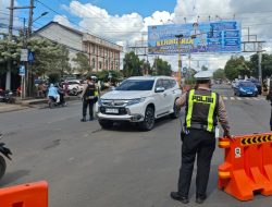Polres Lampung Utara Laksanakan Pengamanan Parade Mighul dan Pawai Budaya HUT ke-80 Kabupaten Lampung Utara
