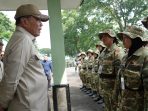 Polkam Motivasi Siswa Dikmaba TNI dan Calon Manajer KDKMP di Rindam I/Bukit Barisan