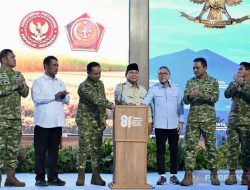Panglima TNI Dampingi Presiden RI Panen Raya Terpadu TNI, Perkuat Ketahanan Pangan Nasional