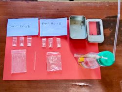 Tekab 308 Polsek Padang Ratu Tangkap Pengedar Sabu, 6 Paket Diamankan