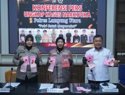 Sejak Menjabat, Kapolres Lampung Utara Ungkap 8 Kasus Narkoba Dengan 12 Tersangka 