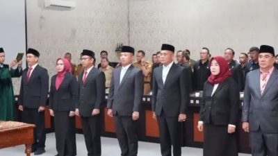 Tujuh Pejabat Pimpinan Tinggi Pratama dilantik, Bupati Tekankan Integritas dan Pengabdian untuk Masyarakat