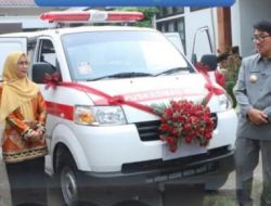 Dukung Program Puskesmas Mider, Pemkab Lampung Utara Terima Bantuan Ambulans Dari Bumi Madu Mandiri