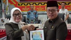 Wakili Bupati, Sekda Intji Indriati Hadiri Paripurna DPRD Lampung Utara